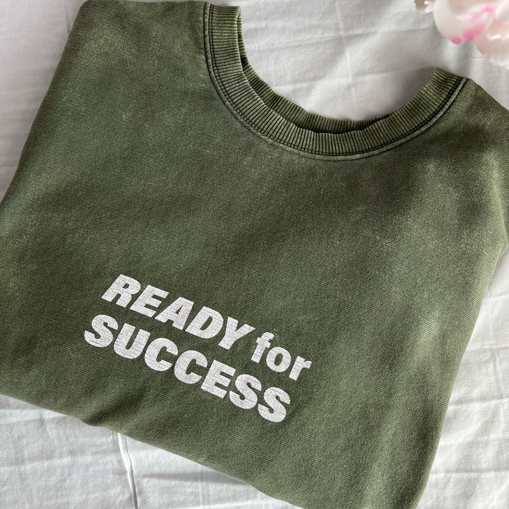 Zara cropped jumper gym sweatshirt size small